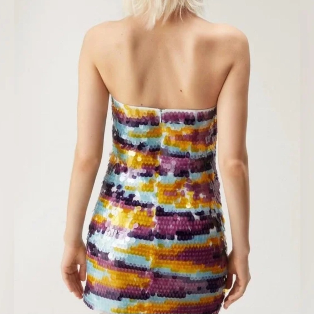 Nasty Gal Multicolor Sequin Mini Dress - Picture 3 of 8